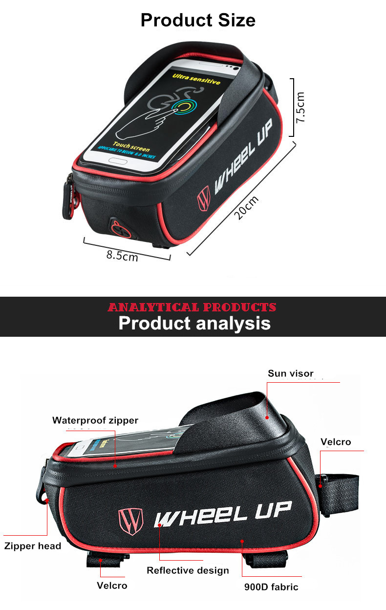 cycle phone bag