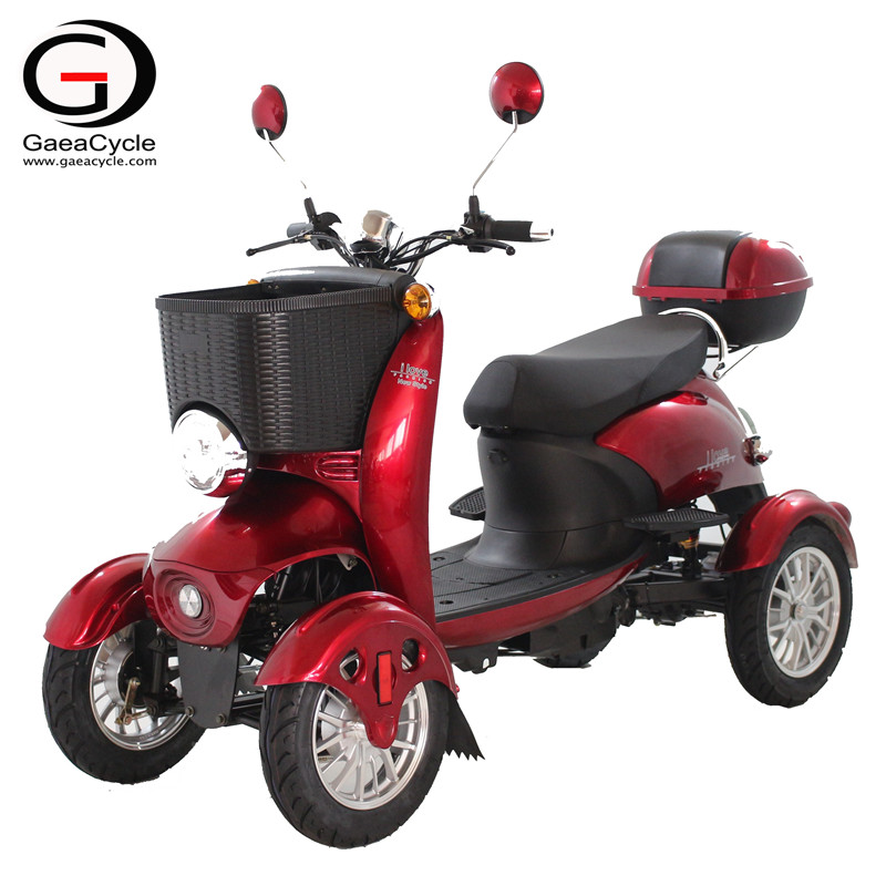 Europe Warehouse Four Wheel Mobility Scooter Electric 4 Wheel Handicapped Scooter for Elderly