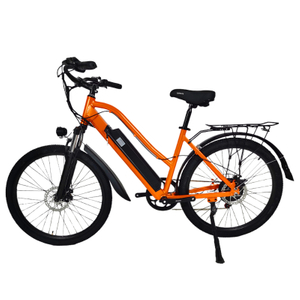 Wholesale Price 26" 10.4ah 48v Ladies Bicycle 500W Electric Bike with Disc Brakes for Women
