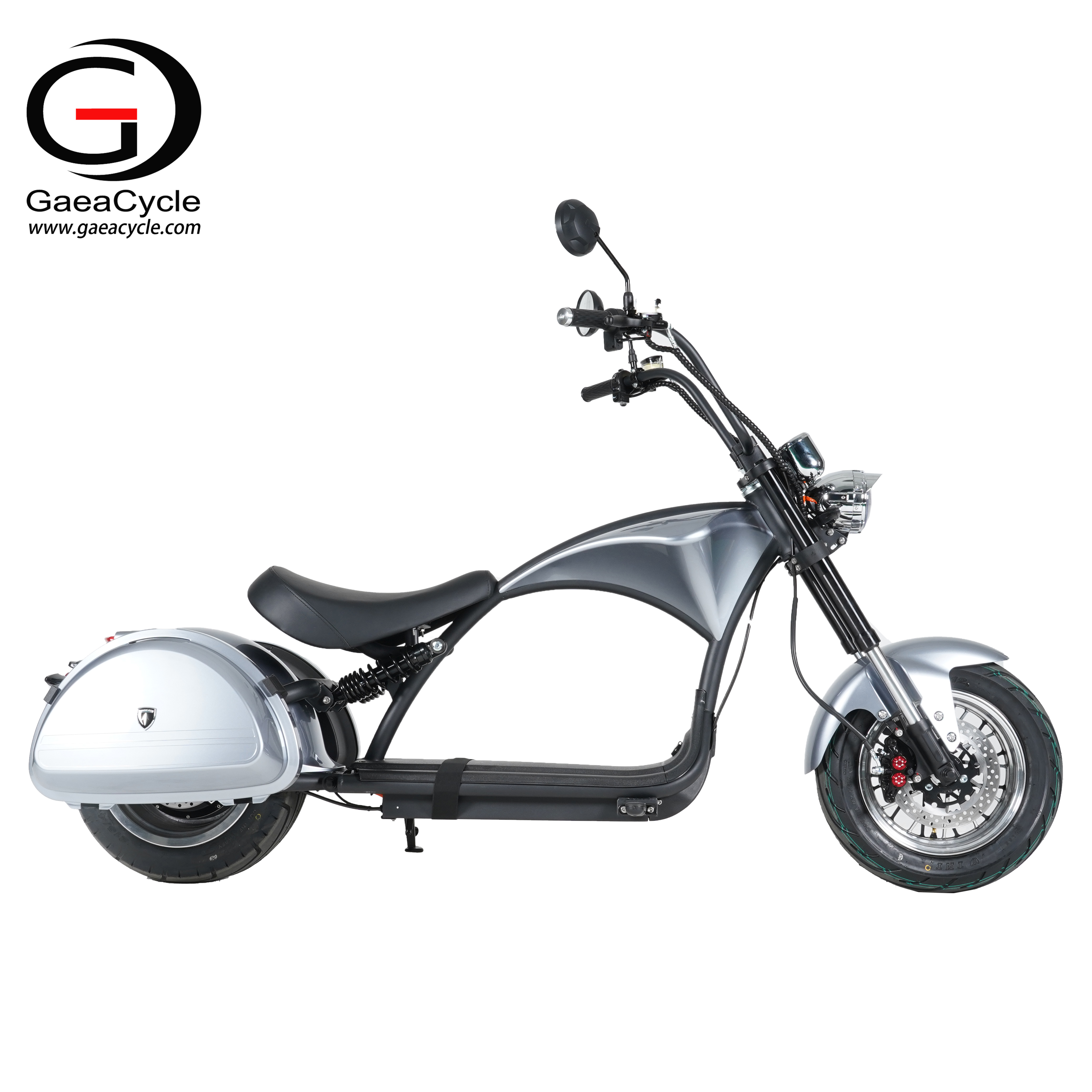 GaeaCycle M1P Eu Warehouse Fast Delivery Road Legal 60V 2000W 30Ah Electric Chopper Scooter for Adults