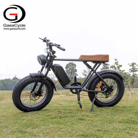 Electric Chopper Bike for Adults, 20*4.125 Fat Tires, Vintage Style Electric  Bikes, Electric Chopper Bicycle