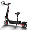 Gaea S4 Folding Electric Scooter 6000W Dual Motor, 13" Road Tires, Max Load 400kg, 60v43ah with Seat for Adult